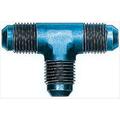 Aeroquip -4 An Blue Anodized Aluminum Union Tee Adapters A83-FCM2061